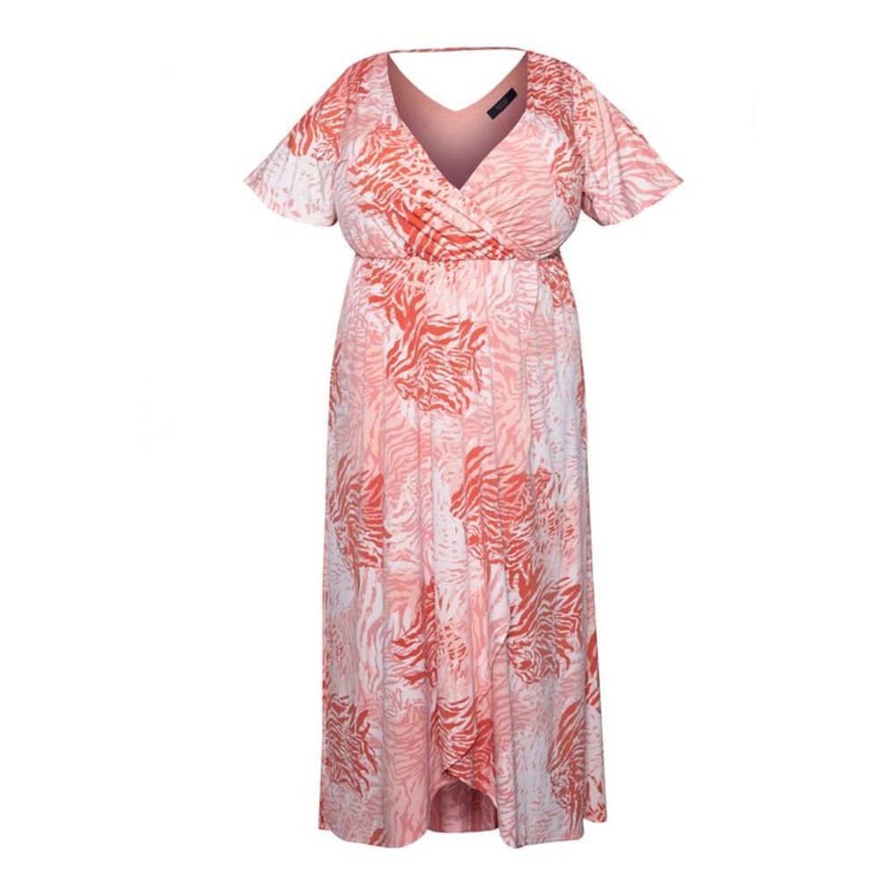 RACHEL RACHEL ROY Womens Flutter Sleeve Maxi Wear To Work Empire Waist Dress